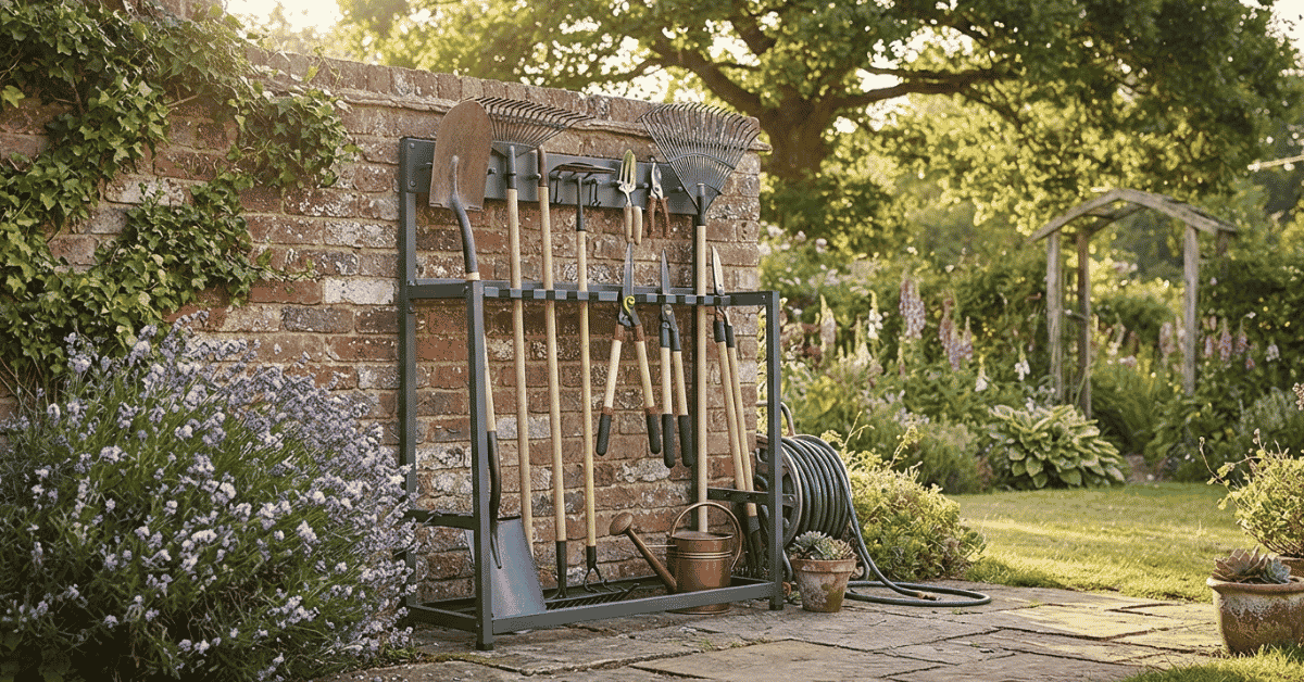 Garden Tool Storage Rack: Brilliant, Cozy, Quirky Fix