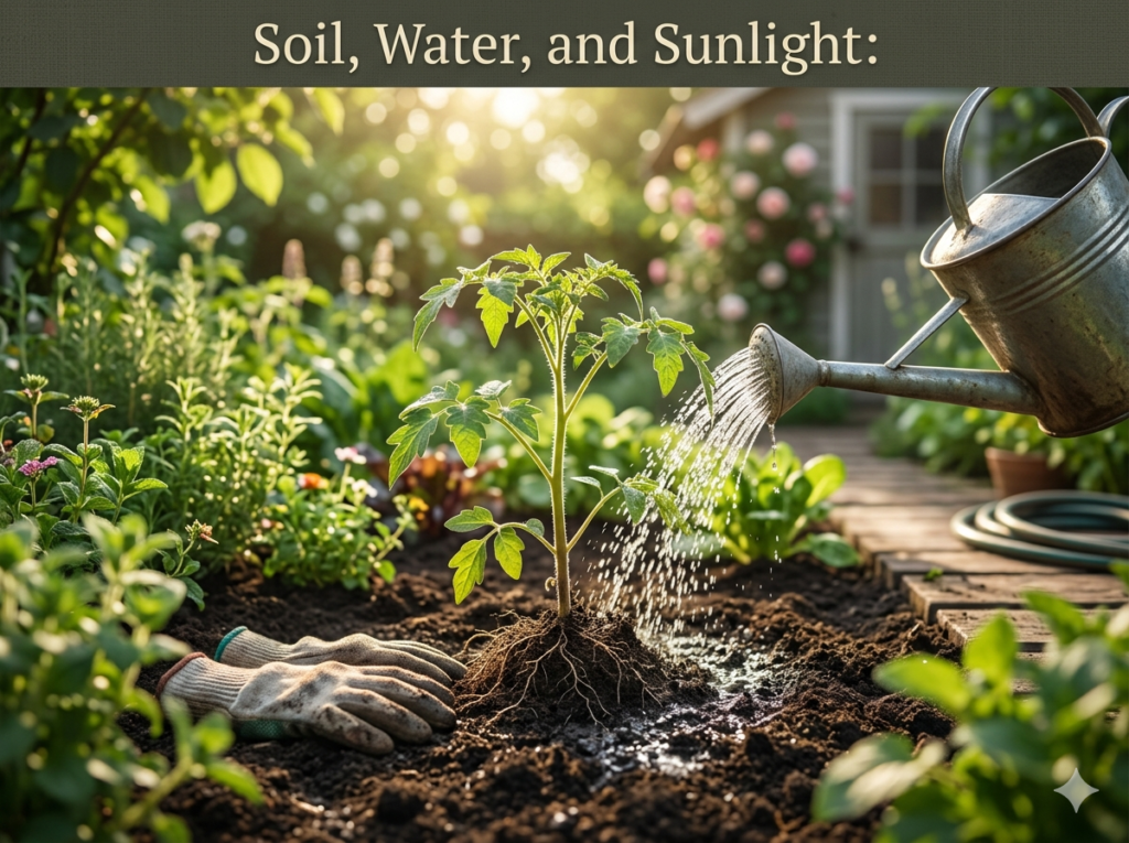 Soil, Water, and Sunlight: The Three Things Plants Constantly Need