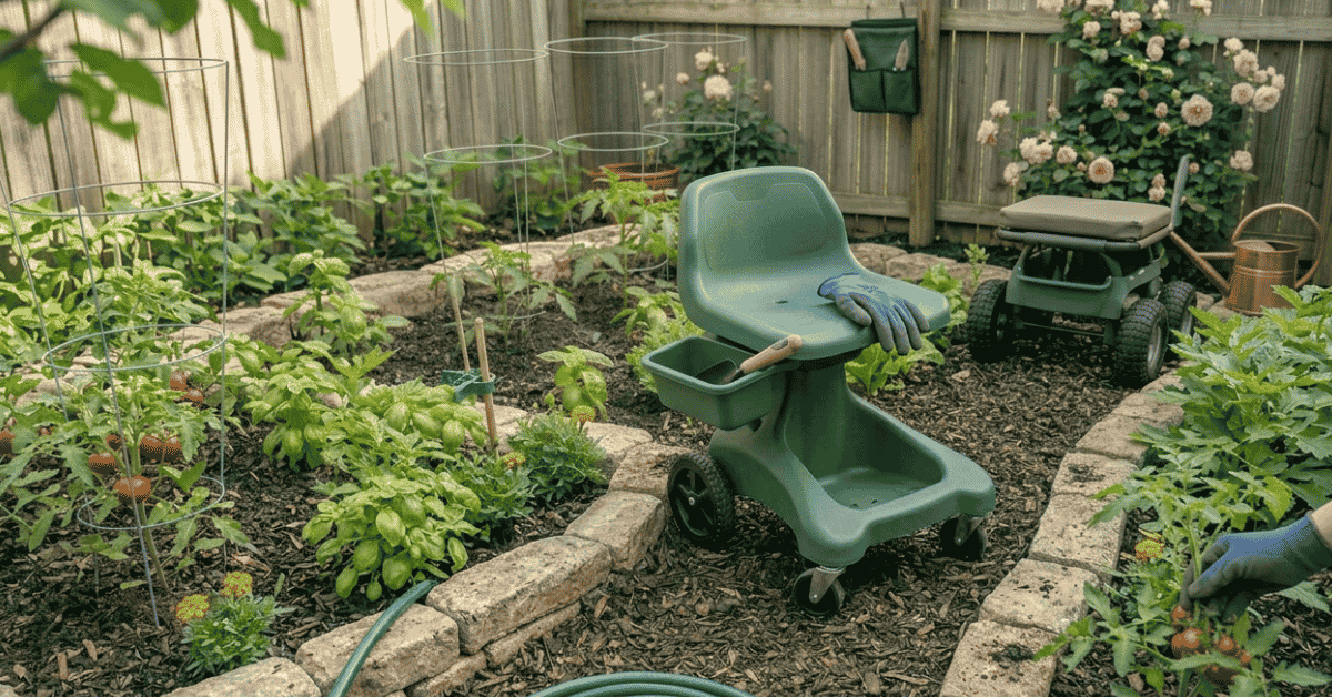 Gardening Cart With Seat