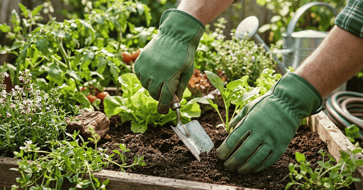 Gardening Gloves Green