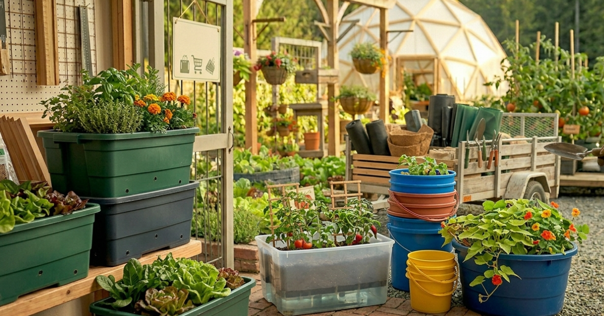 Gardening Plastic Tubs