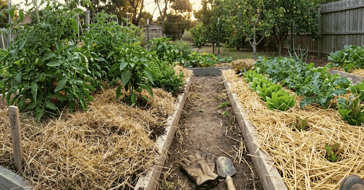 Hay or Straw for Gardening