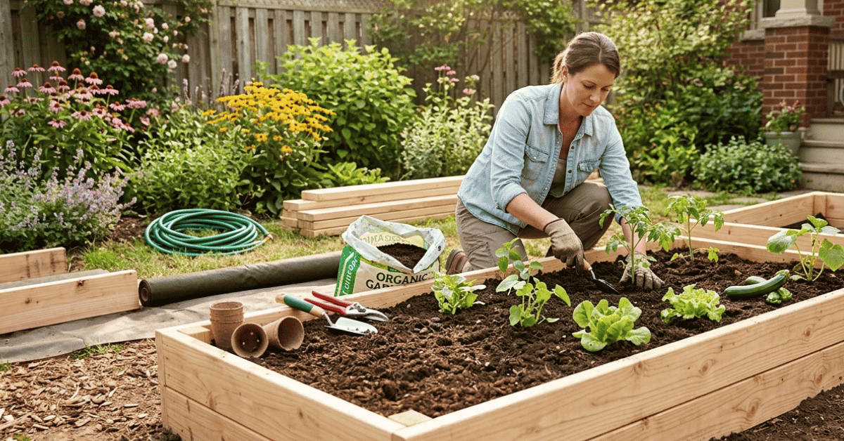 How to build a vegetable garden