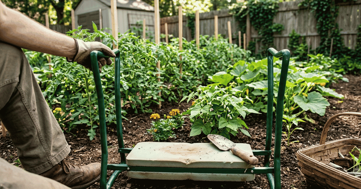 Kneeling Device for Gardening