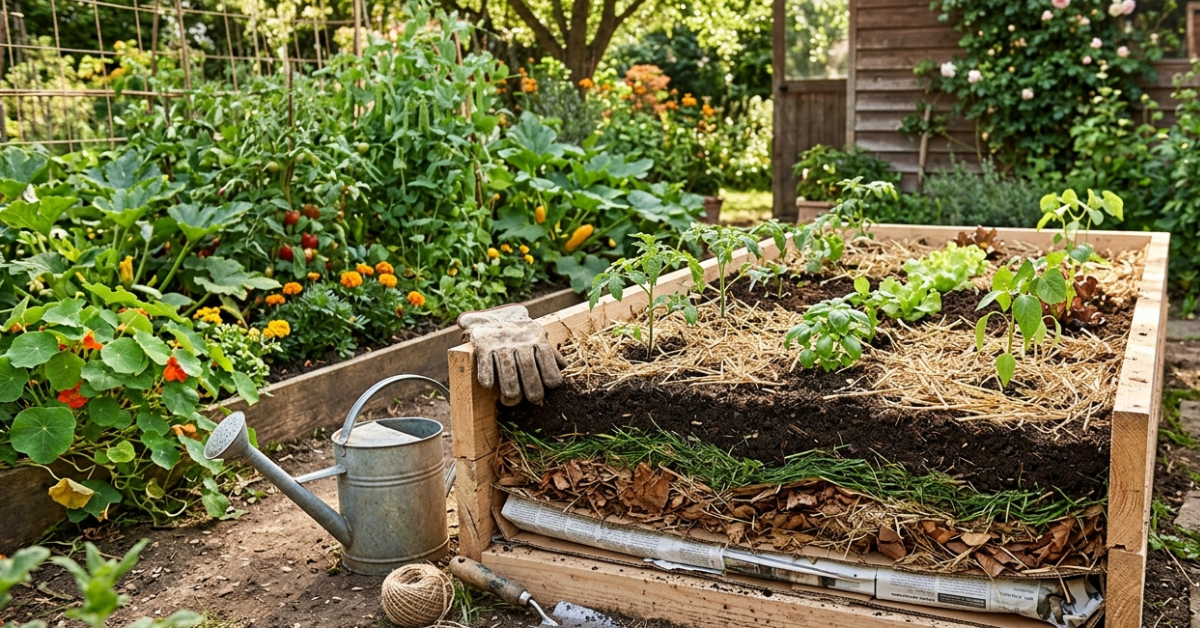 Lasagna Gardening Book
