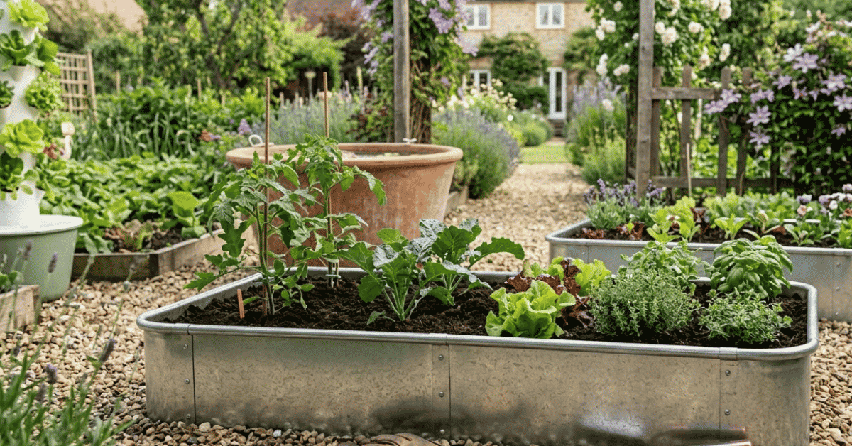 Metal Gardening Beds