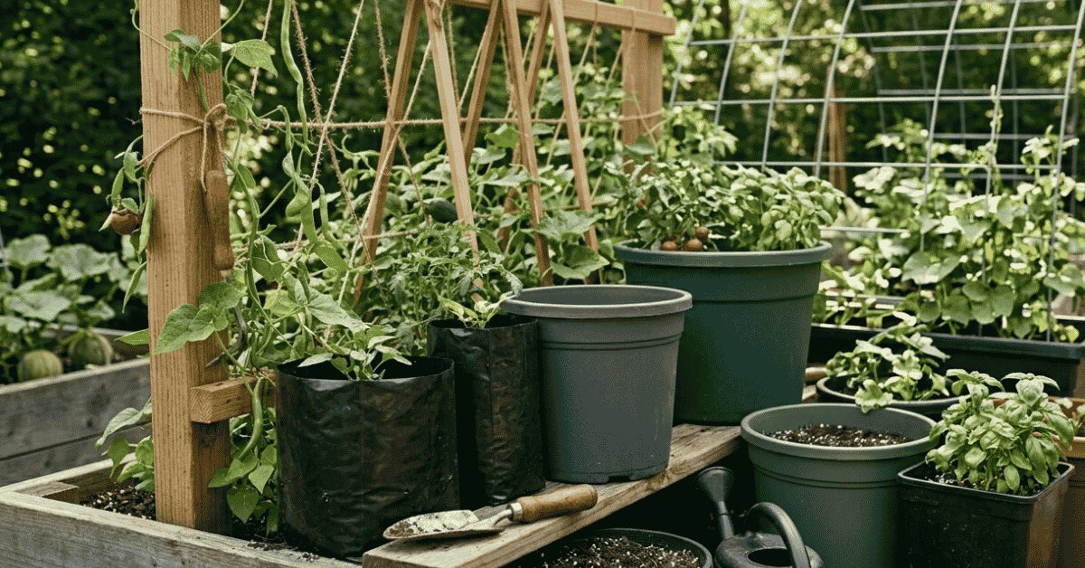 Plastic Gardening Containers
