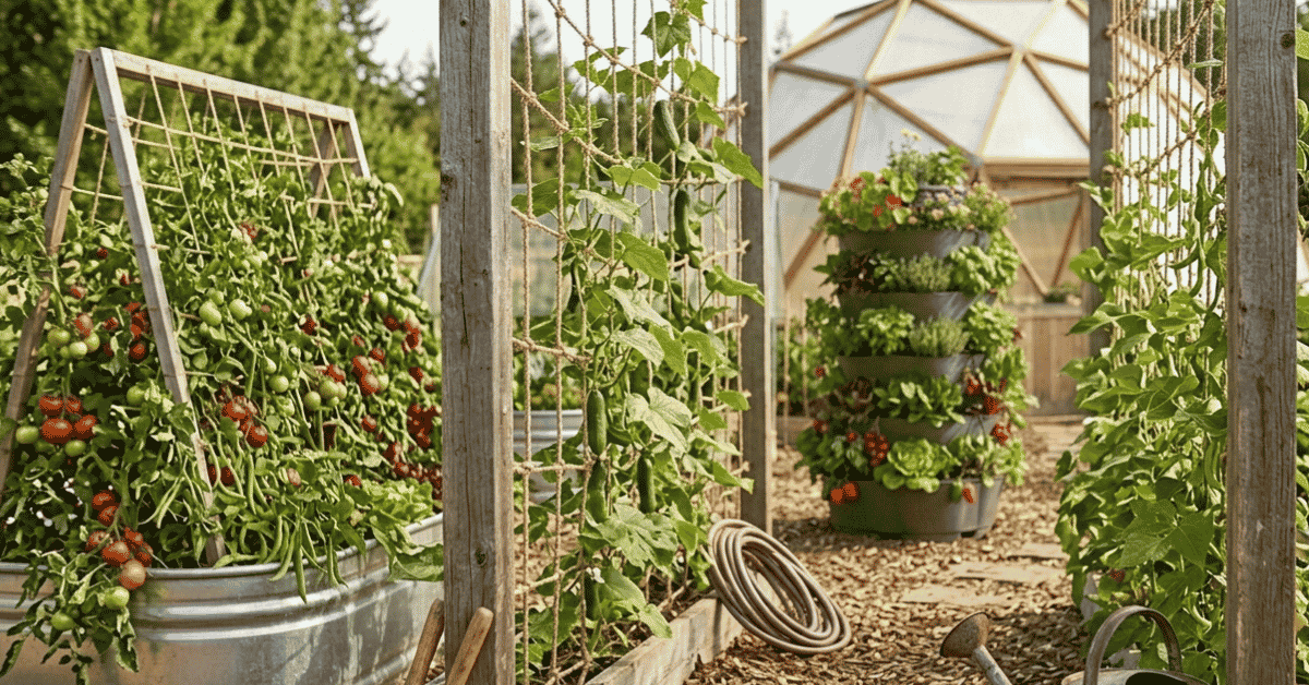 Trellis Gardening Vegetables