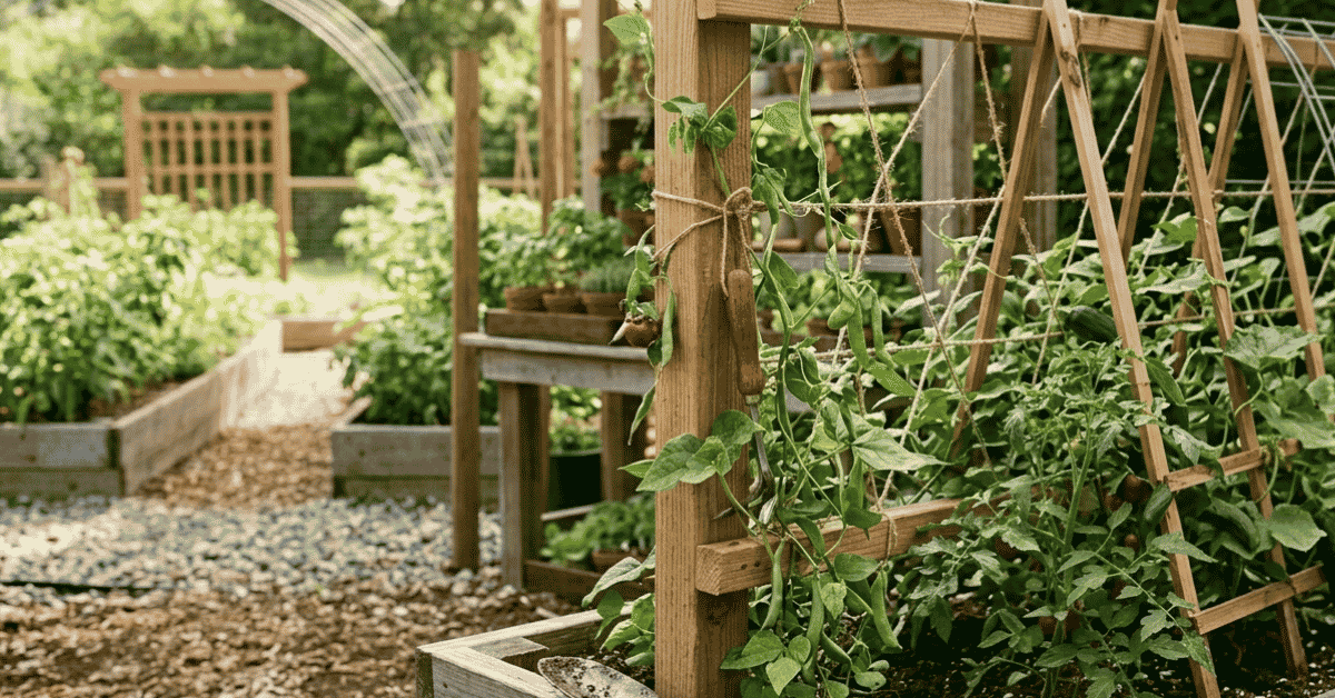 Trellises for Vegetable Gardening