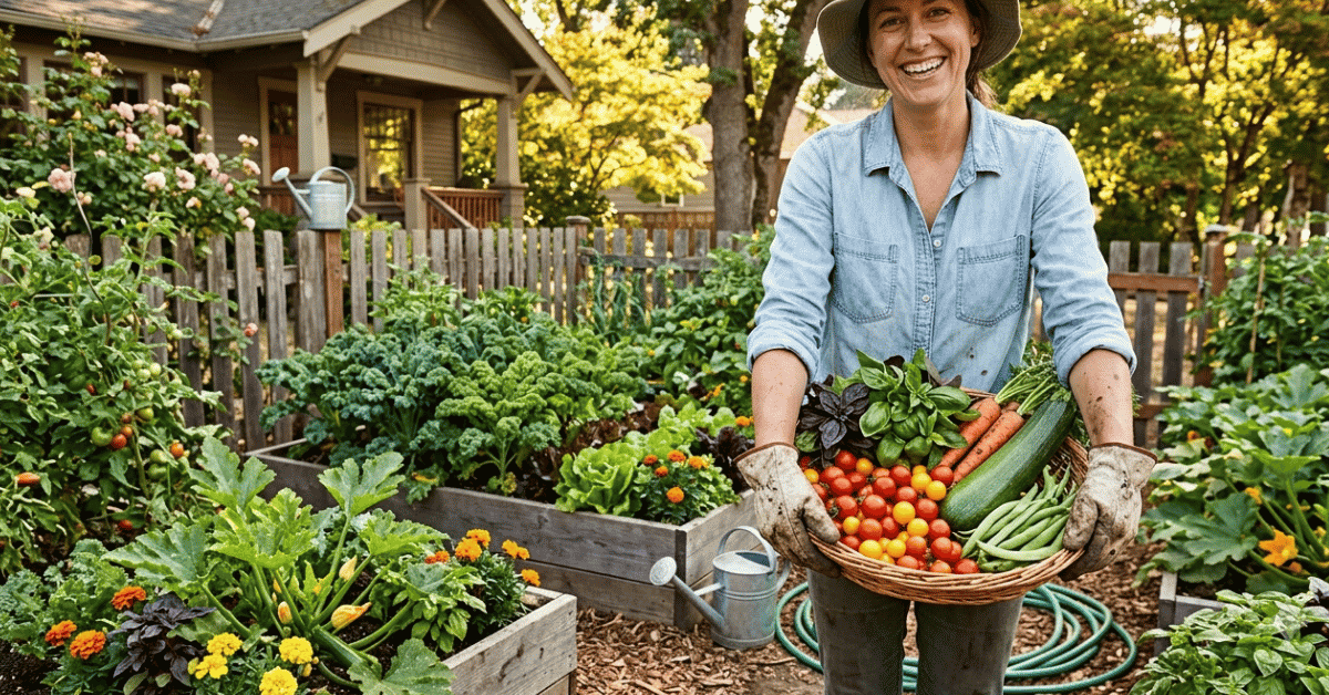 What are the benefits of a vegetable garden