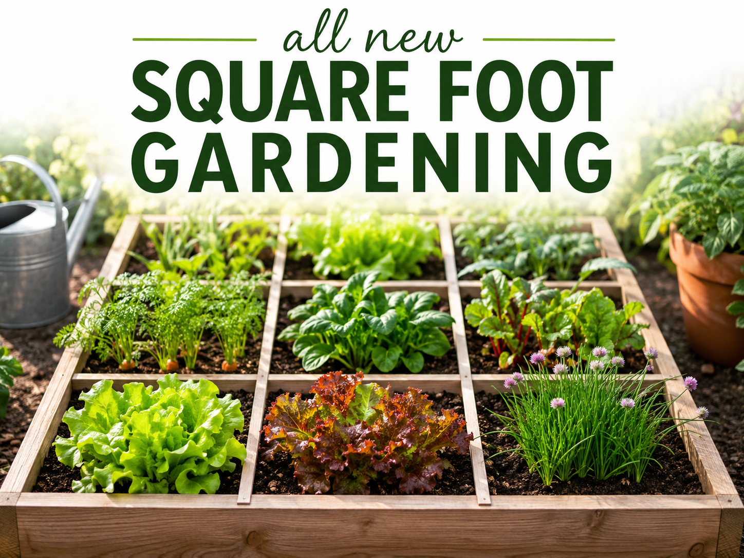 all new square foot gardening