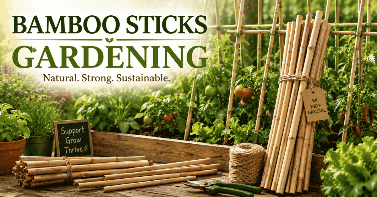 bamboo sticks gardening