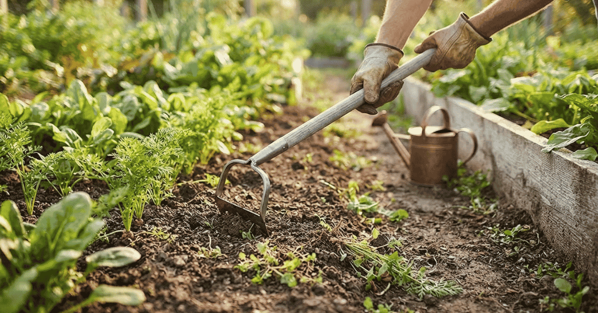 Hollow Hoe Garden Tool: Mighty, Calm, and Quirky