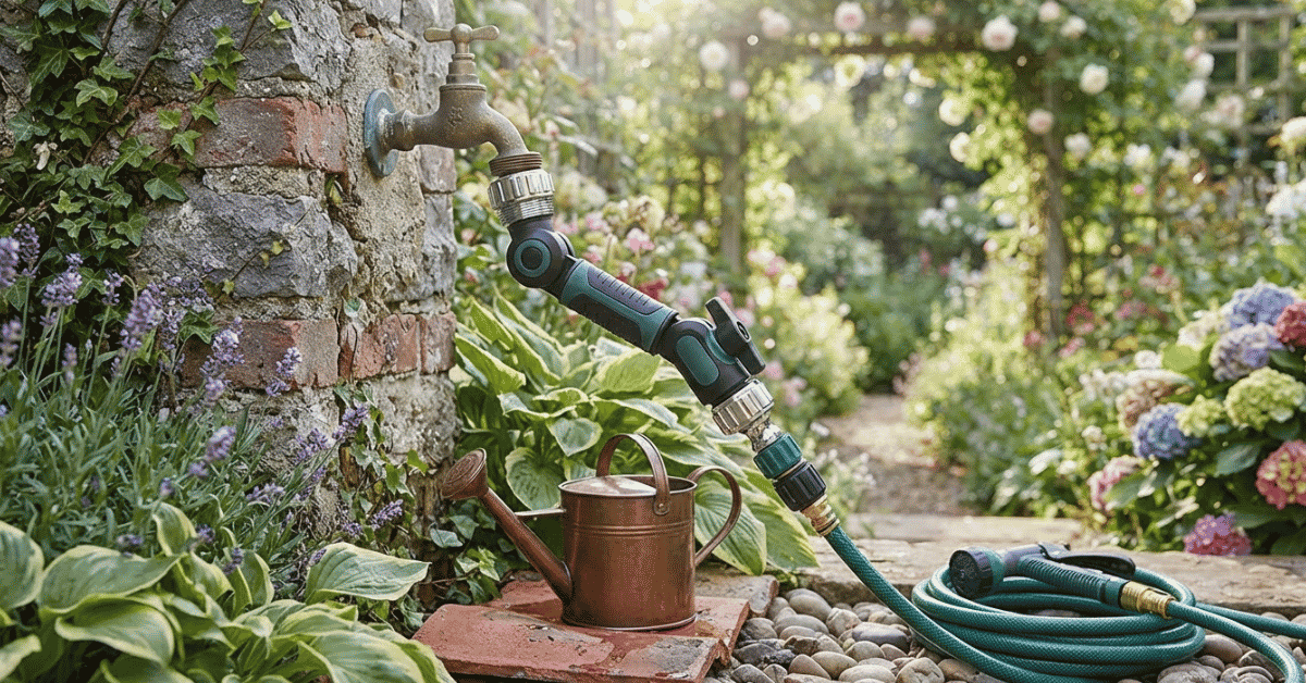 Outdoor Garden Faucet Extender: Handy Happy Fix