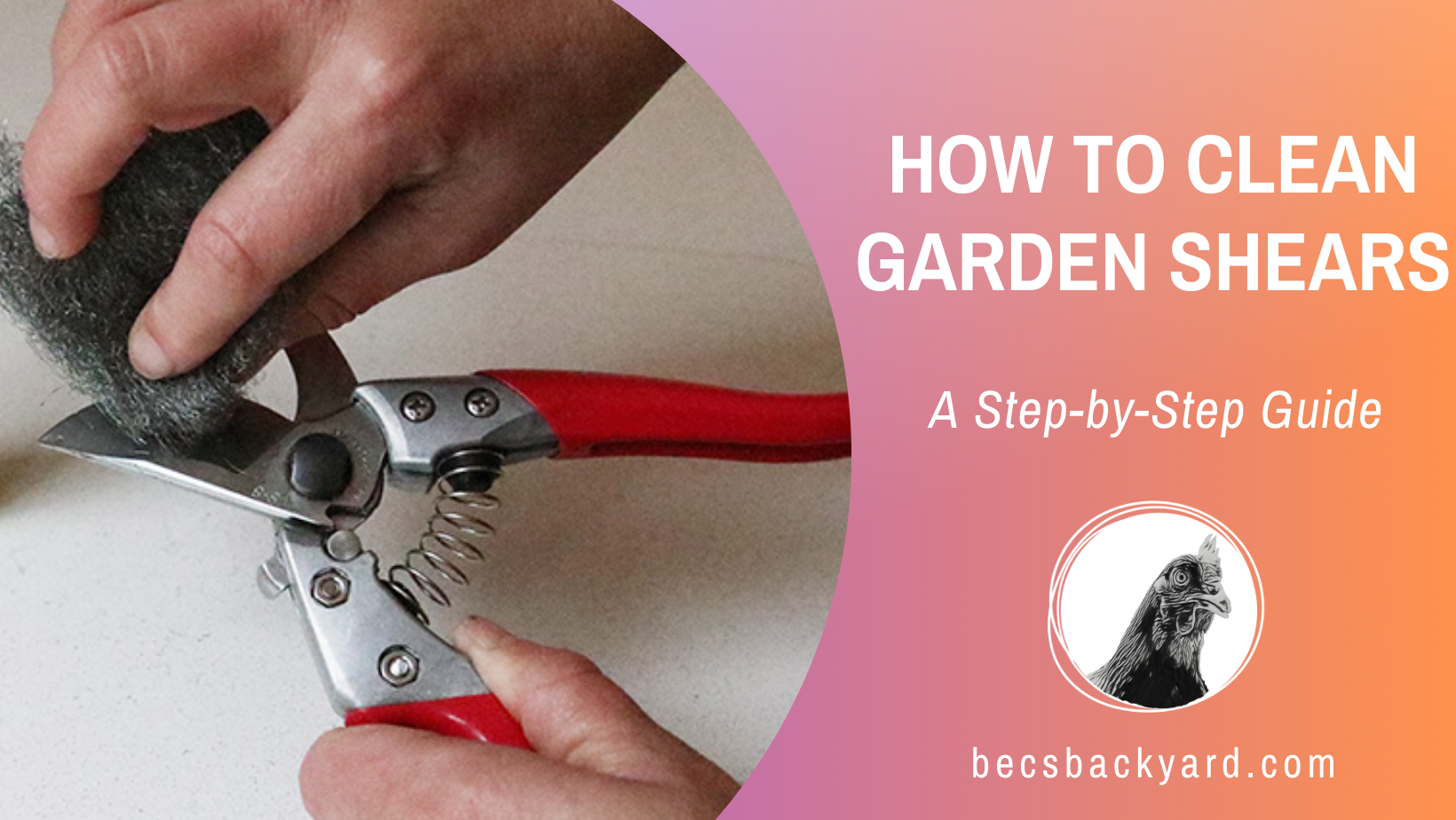 How To Clean Gardening Shears