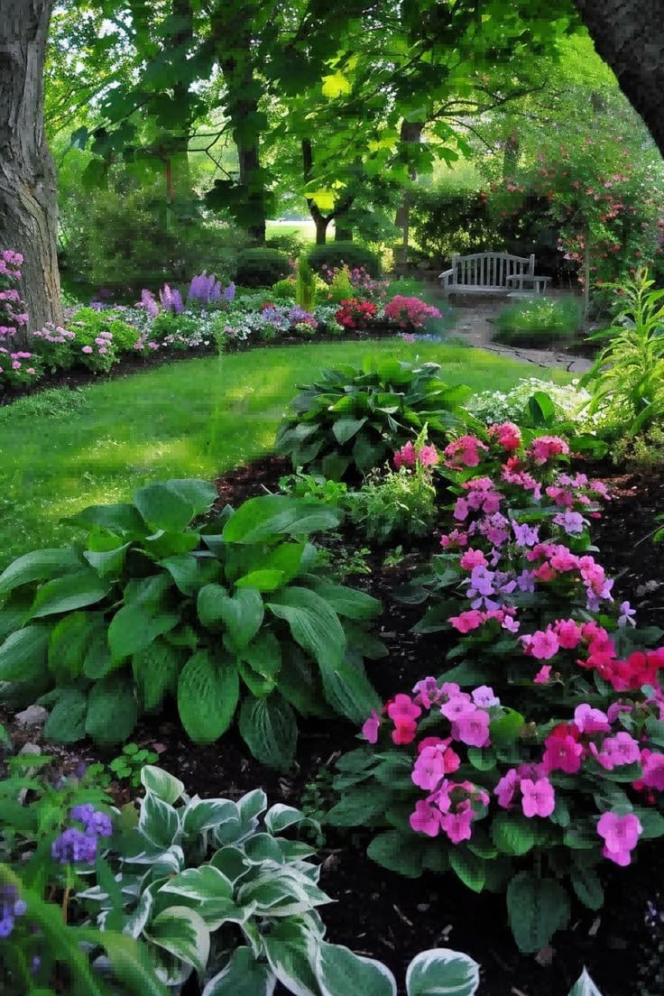 Flower Garden Ideas For Shade