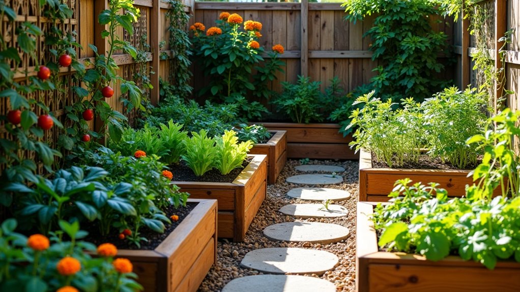 Back Yard Vegetable Garden Ideas